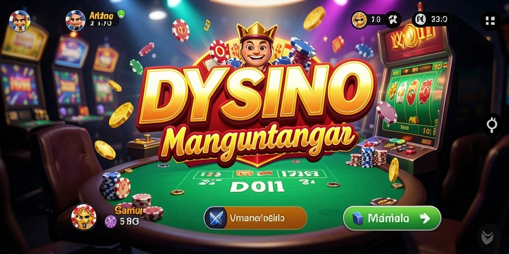 Tangkapan layar utama DY01 menampilkan gameplay Kasino yang mengasyikkan.