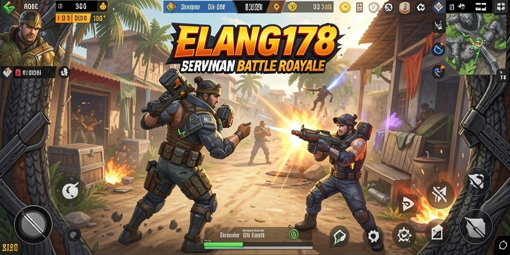 Tampilan gameplay seru dalam ELANG178 yang menegangkan.