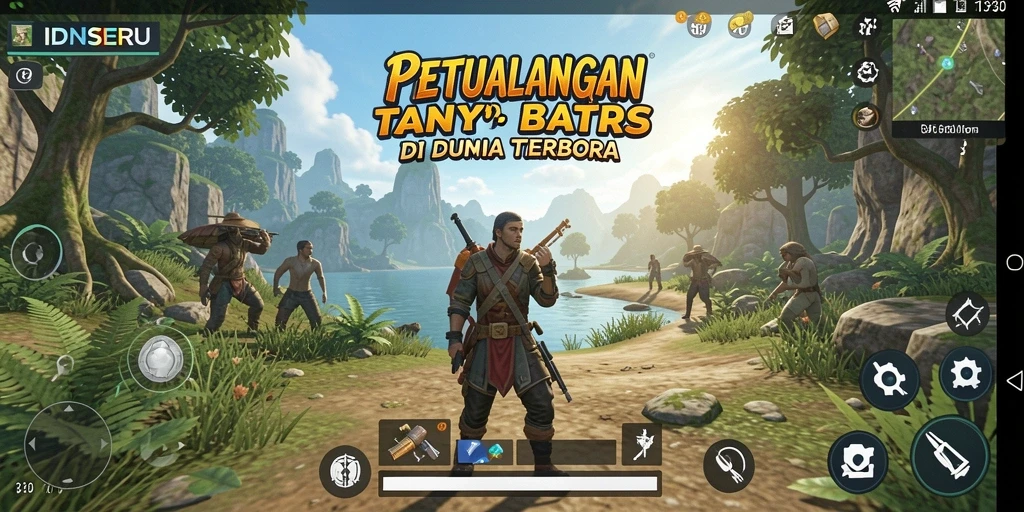 Tampilan menawan dari dunia terbuka di IDNSERU.