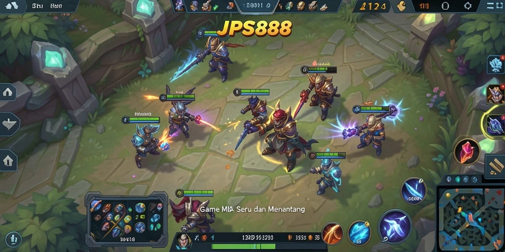 Gameplay seru JPS888 dalam aksi MOBA yang mendebarkan.