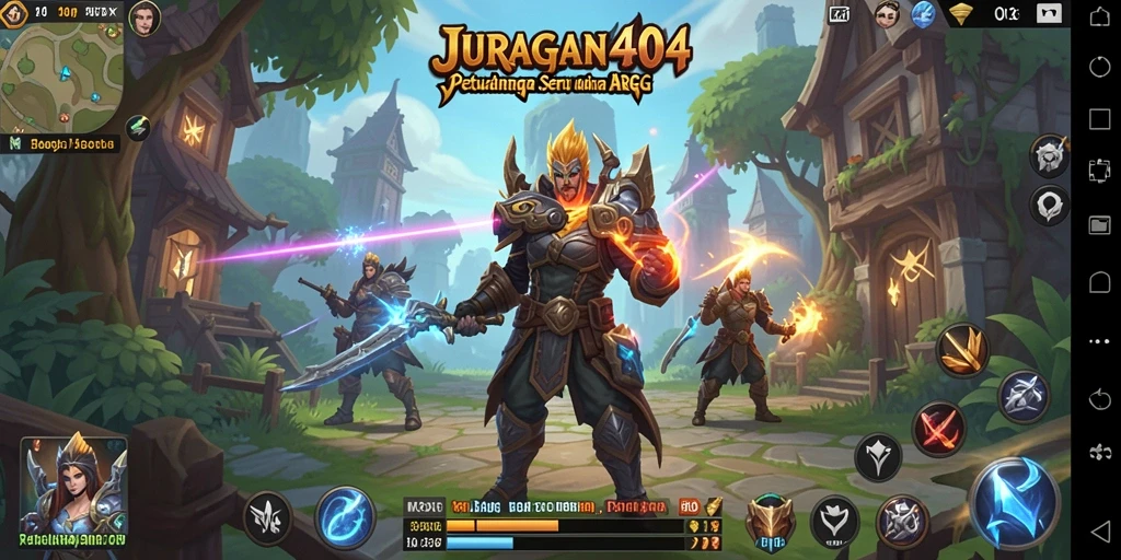 Tampilan gameplay JURAGAN404 yang mendebarkan dan penuh aksi.