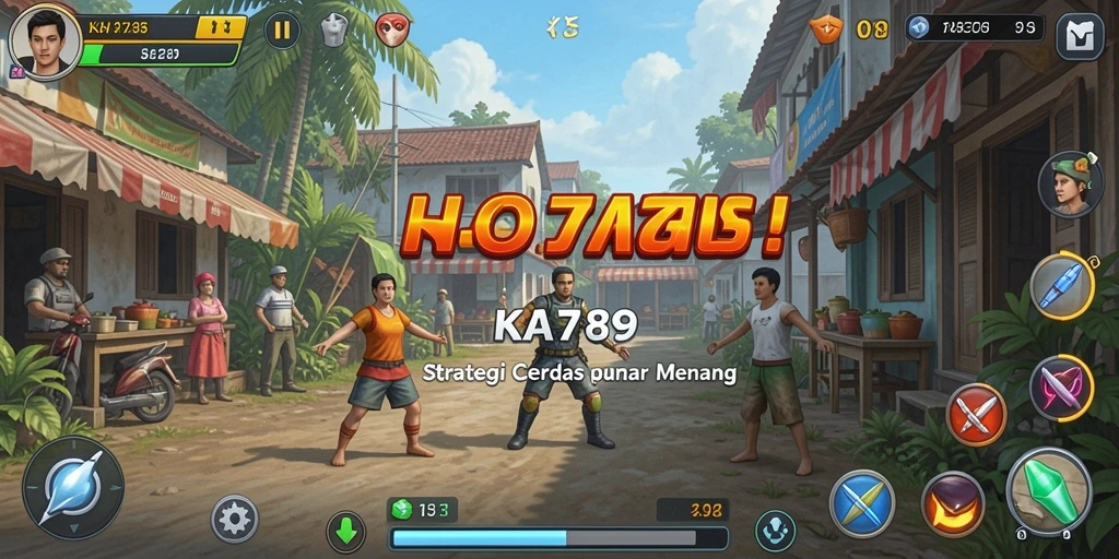 Tangkapan layar gameplay KA789 yang menunjukkan aksi strategi yang mendebarkan.