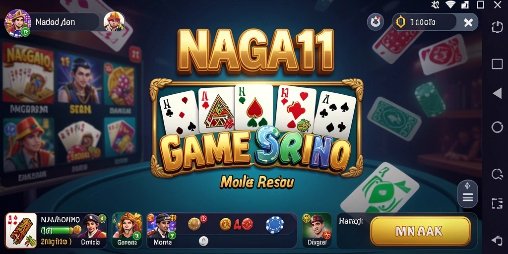 Gameplay seru dalam NAGA11, nikmati aksi Domino.