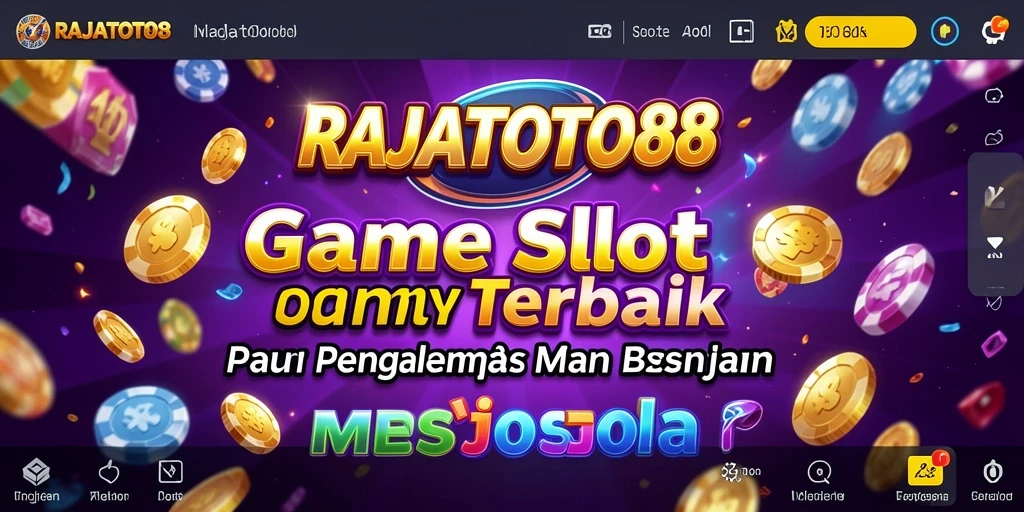 Tampilan menarik gameplay Slot RAJATOTO88 yang menggambarkan keseruan permainan.
