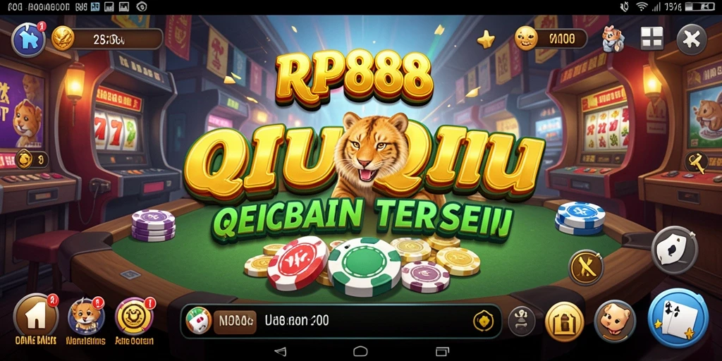 Screenshot gameplay QiuQiu yang mendebarkan dan seru.