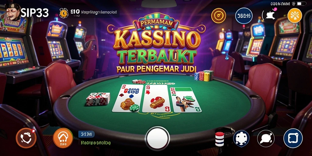 Screenshot SIP33 menampilkan gameplay Kasino yang mendebarkan dan menarik.